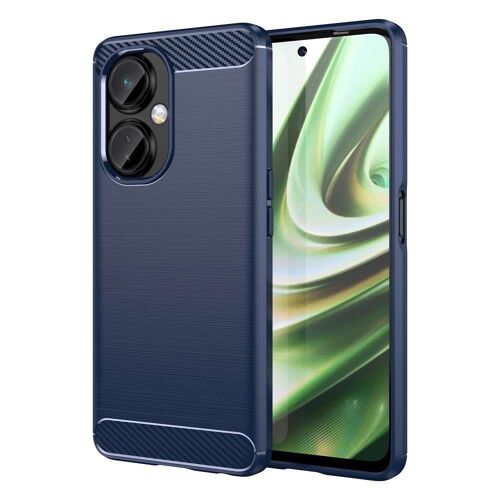 Coque pour OnePlus Nord CE 3 5G / CE 3 Lite 5G - housse etui silicone gel carbone + verre trempe - BLEU FONCE