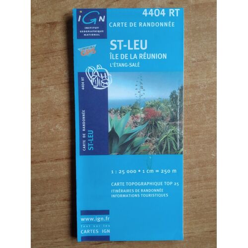 4404 Rt St-Leu - Île De La Réunion - L'étang-Salé - 1/25000 Randonnée Ign