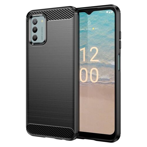 Coque pour Nokia G22 - housse etui silicone gel carbone + film ecran - NOIR