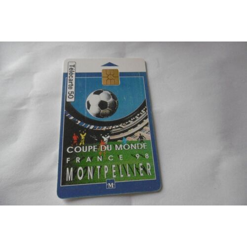 Carte Téléphone - Coupe Du Monde - France 98 - Montpellier - 50 U - 04/98 