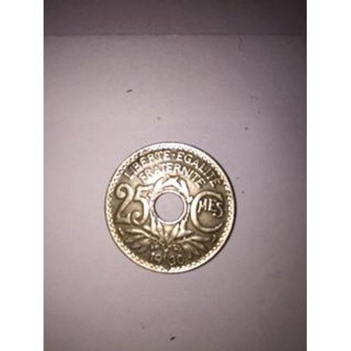 Pièce 25 Centimes Lindauer Cupronickel