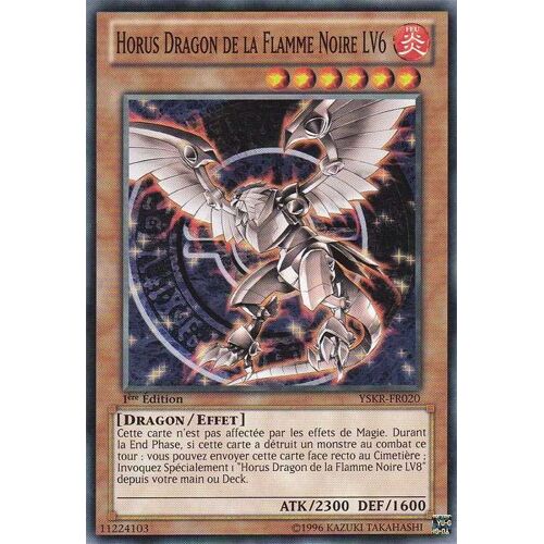 Horus Dragon De La Flamme Noire Lv6--Yskr -Fr020
