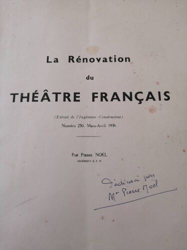 La Rénovation Du Théâtre Français