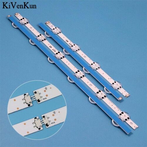4PCS pour 1TV de bande pour rétro-éclairage, pour LG 43UJ639V 43UJ6510, 43 ""V17 ART3 2867 Rev0.3 1 ( Nipseyteko )