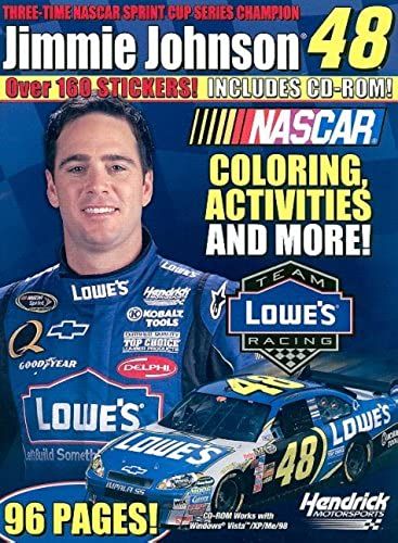 Jimmie Johnson 48 (Nascar Drivers Coloring/ Sticker Book)