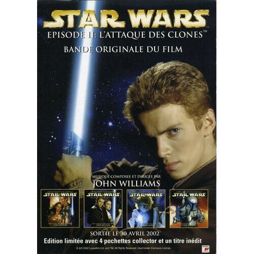 Star Wars Épisode 2 : L'attaque Des Clones - Synopsis De La Bande Originale De John Williams - 2002