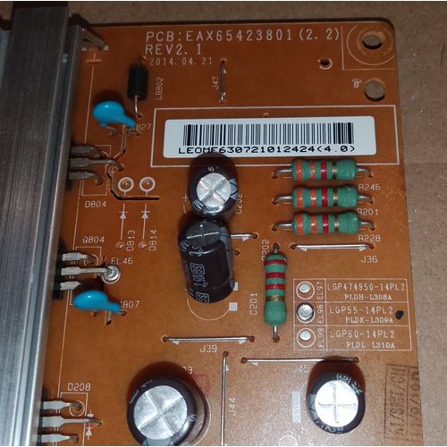 Carte alimentation LGP55-14PL2 ( PLDK-L309A ) pour TV LG