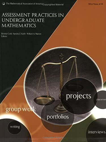 Assessment Practices In Undergraduate Mathematics (M A A Notes)