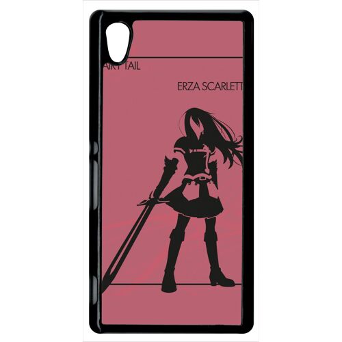 Coque xperia m4 aqua - fairy tail erza scarlett - noir
