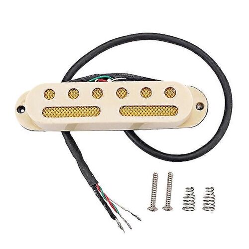 Guitare Hot Rails Pickup Double Bobine 4 Fils Mini Humbucker Micro Manche Pour Pièces De Guitare
