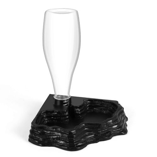 Distributeur d'eau pour reptiles Distributeur d'eau automatique Abreuvoir Accessoires d'alimentation pour tortue Grenouille Barbu Dragons Lézards Geckos pour Terrarium Réservoir
