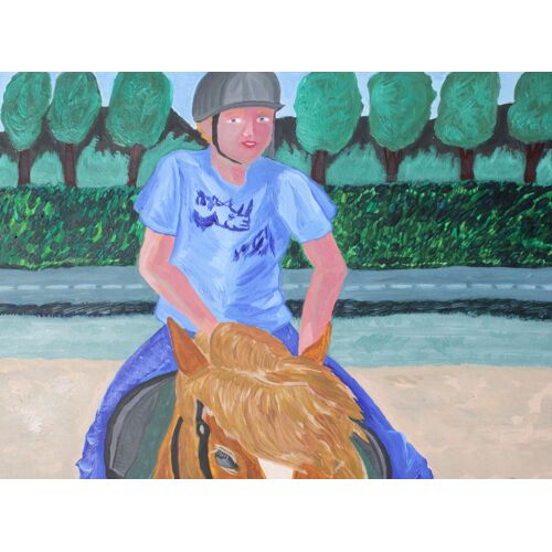 Peinture À L'huile Sur Canevas En Toile, 40 Cm X 30 Cm