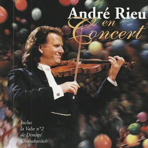 André Rieu Cd En Concert (Ave Maria, A La Chasse, Voix Du Printemps, Adieu Mon Petit Officier De Garde, Valse N°2, Le Beau Danube Bleu, Salomé, Marche Militaire...)