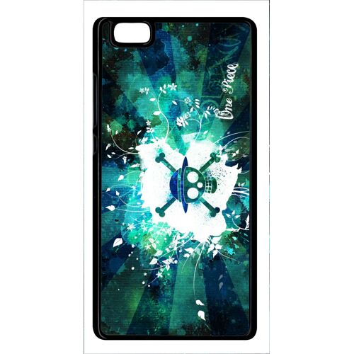 Coque huawei ascend p8 lite (2015) - manga one piece tete de mort - noir