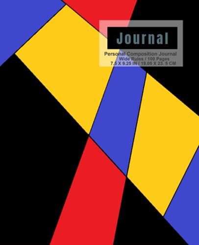 Personal Journal: Composition Journal / Dotted Lines / 100 Pages / 7.5 X 9.25 In