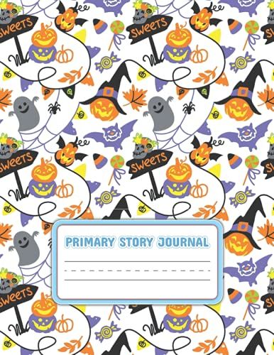 Primary Story Journal: Story Journal For Boys And Girls - Writing Journal - Writer's Notebook With Dotted Midline And Picture Space - Drawing Pages