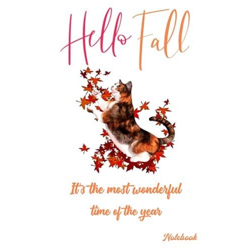 Notebook - Cute Animal Autumn Notebook, Daily Journal, Composition Book Journal, College Ruled, It Is The Most Wonderful Time Of The Year 12: Notebook Blank Lined Ruled 6x9 114 Pages