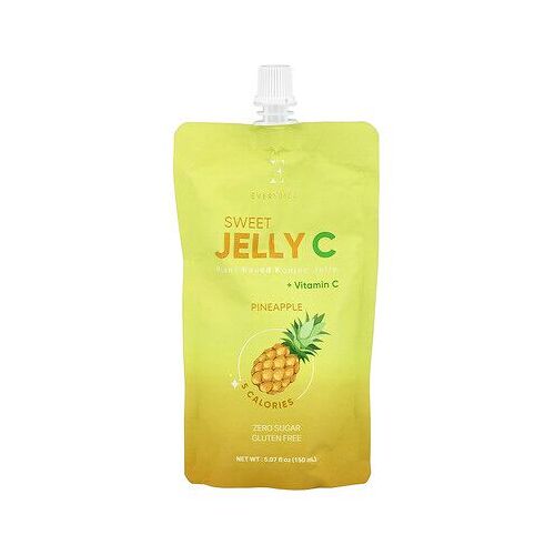 Everydaze, Sweet Jelly C, Gelée De Konjac À Base De Plantes, Ananas, 150 Ml 