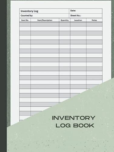 Inventory Log Book: Inventory Log Book: Simple Inventory Tracker For Small Business, Stock Record Management For Product & Supplies. Large 8.25 X11 ... For Improved Legibility - Blue Kraft Cover