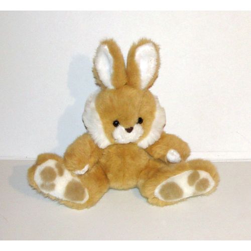 Lapin Marron Clair Ajena Peluche Lapin Assis 29 Cm