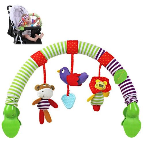 Accessoires En Peluche Suspendus Pour Poussette, Animaux Mignons, Jouets Éducatifs Précoces Autour Du Lit, Fournitures En Peluche Faites