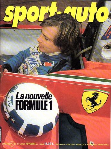 Sport Auto N°226 Novembre 1980-Toleman-Rolls Royce-N.Piquet-Ford Escort-B. Hart-Formule 1
