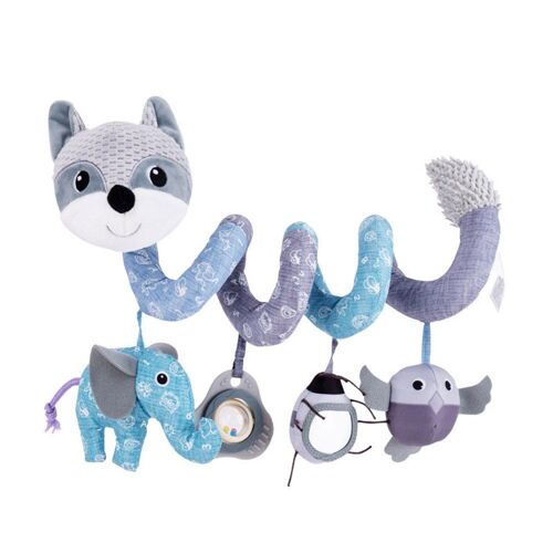 Hochets en forme de renard en peluche, jouet éducatif en spirale, pour enfant en bas âge, nouveau-né, garçon et fille