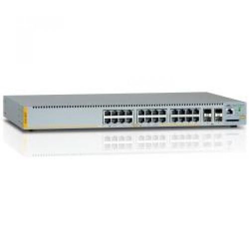 Allied Telesis AT x230-28GP - Commutateur - C2+ - Géré - 24 x 10/100/1000 (PoE+) + 4 x SFP - de bureau, Montable sur rack, fixation murale - PoE+ (370 W)