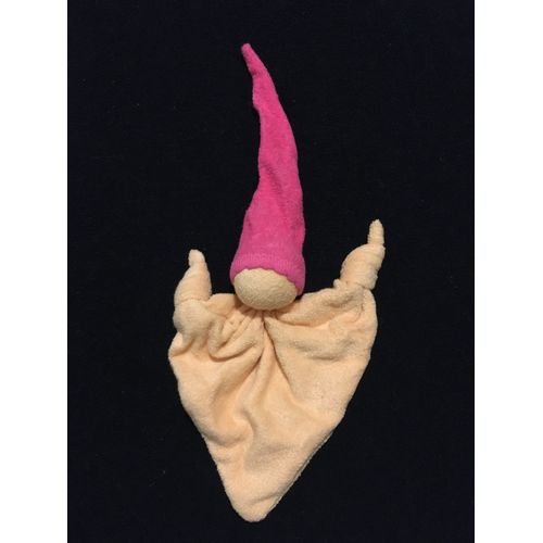 Doudou-Hochet Keptin Zmooz Bonnet Rose