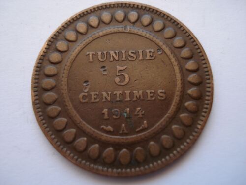 Tunisie 5 Centimes 1914 A