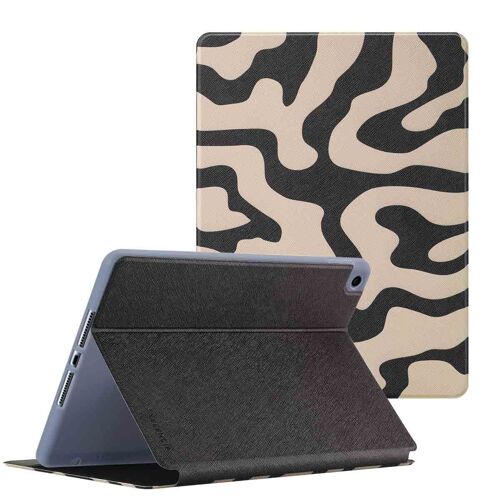 Selencia Coque Tablette Vivid Ipad 7 (2019) / Ipad 8 (2020) / Ipad 9 (2021) 10.2 Pouces Art Wave Black