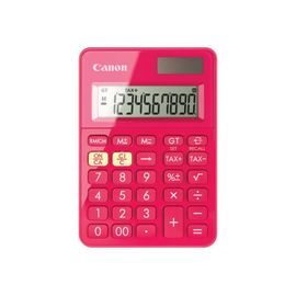 Canon LS-100KB - Calculatrice de bureau - 10 chiffres - panneau solaire, pile - rose