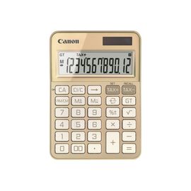Canon KS-125KB - Calculatrice de bureau - 12 chiffres - panneau solaire, pile - or