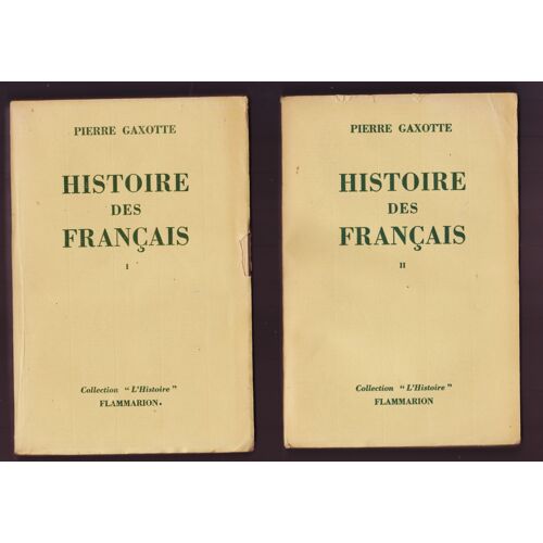 Histoire Des Français (En 2 Tomes)