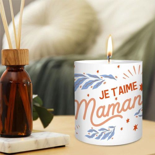 Bougie Fantaisie Je t'aime - - Je t'aime Maman