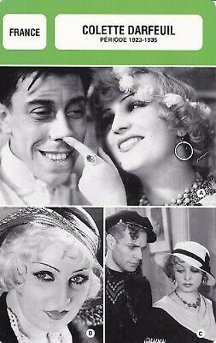 Fiche Monsieur Cinema Colette Darfeuil [1923-1935]