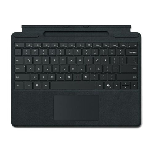 Microsoft Clavier Signature pour Surface Pro - Clavier - avec trackpad, accéléromètre, plateau de rangement et de chargement du Surface Slim Pen 2 - QWERTY - Pays-Bas - noir - pour Microsoft Surface Pro 8, Pro 8 for Business, Pro 9, Pro 9 for...