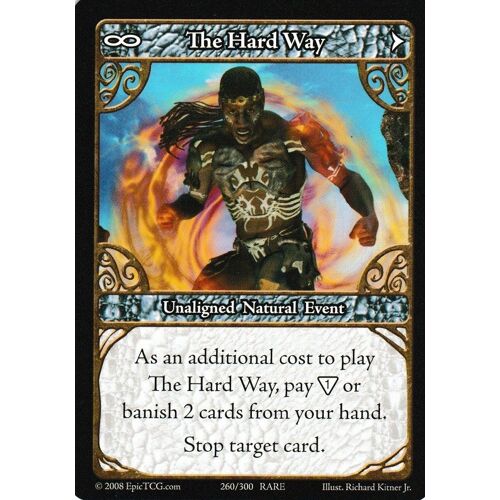 Epic Tcg : The Hard Way - N° 260 / 300 Rare - Vo