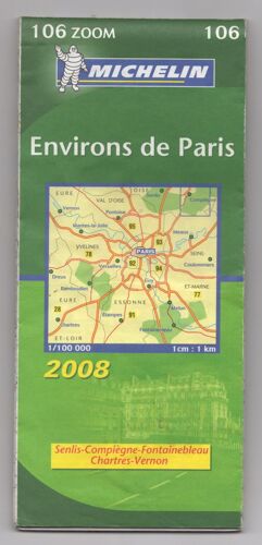 Carte Des Environs De Paris N° 106