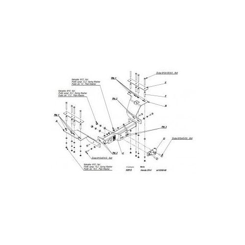 Attelage Honda Cr-V (03/02-12/06) Standard - Imiola