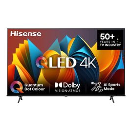 Hisense 75E7NQ - 75" E7NQ Series TV LCD rétro-éclairée par LED - QLED - Smart TV - VIDAA - 4K UHD (2160p) 3840 x 2160 - HDR - Quantum Dot, Direct LED - noir, gris foncé