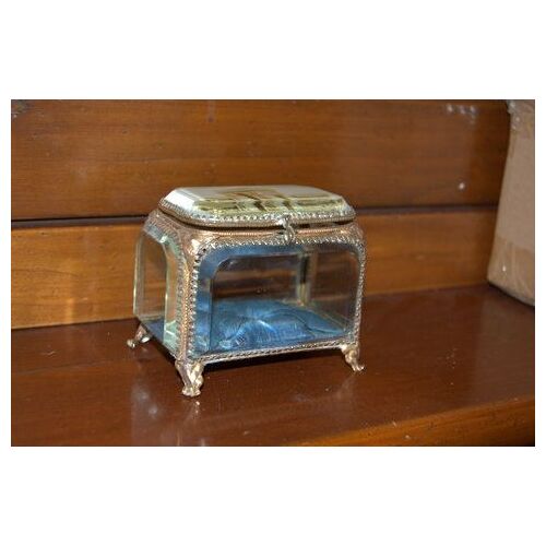 Coffret Ancien Verre Biseaute 