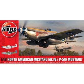 Maquette Avion : North American Mustang Mk.Iv/P-51k Mustang-Airfix