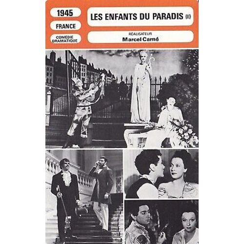 Fiche Monsieur Cinema Les Enfants Du Paradis (2)