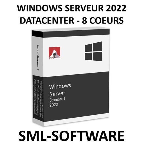 Windows Serveur Datacenter 2022 - 8 Coeurs