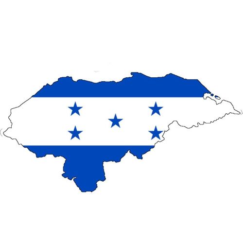 R2440 Sticker Carte Honduras