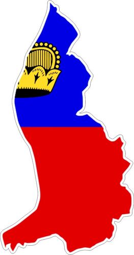 R2469 Sticker  Carte Liechtenstein