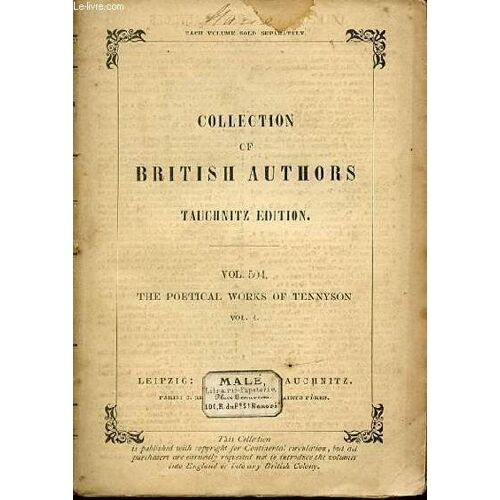 Collection Of British Authors - Volu. 504 / The Poetical Works Of Tennyson Vol. 4.