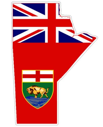 R2481 Sticker  Carte Manitoba