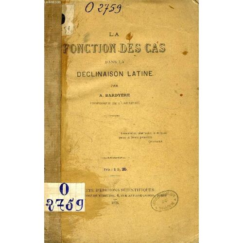 La Fonction Des Cas Dans La Declinaison Latine